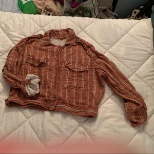 Free People FP One striped jacket size M